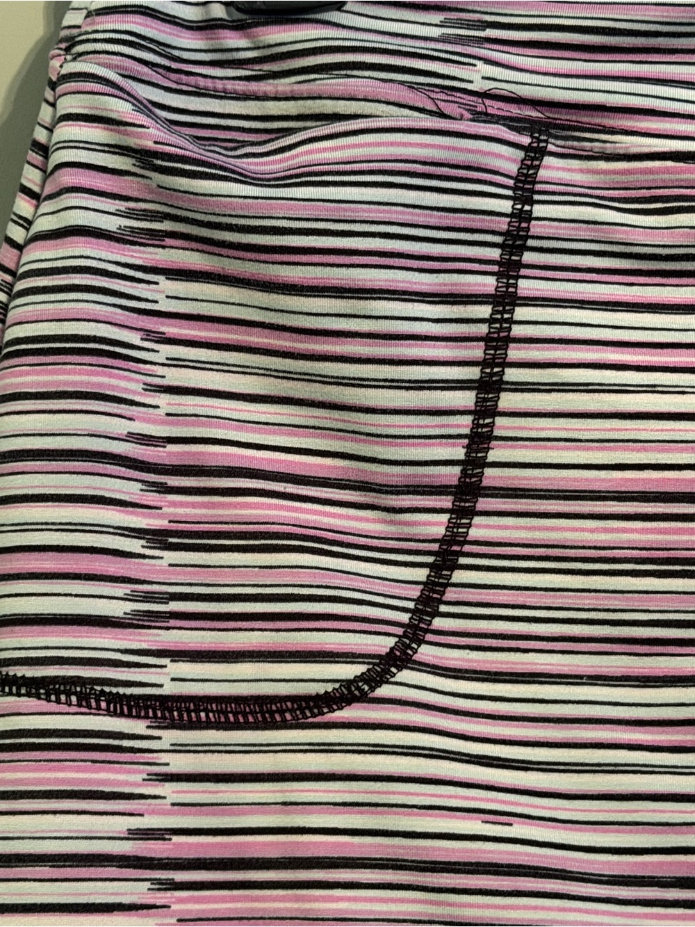 Soybu Pink and White Striped Mini Skirt Size S - Picture 3 of 7